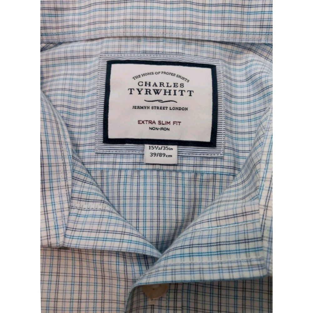 Charles Tyrwhitt Bundle Of 2 Non-Iron Royal Oxford Dress Shirt. Slim 15.5/35 - Picture 4 of 16